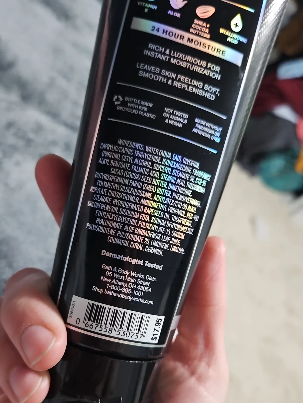 NWT Bath & Body Works Black Tie Body Cream
